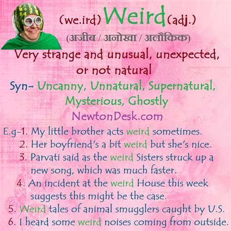 define weird